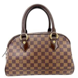 Louis Vuitton  Duomo Damier Ebene Satchel Bag Brown